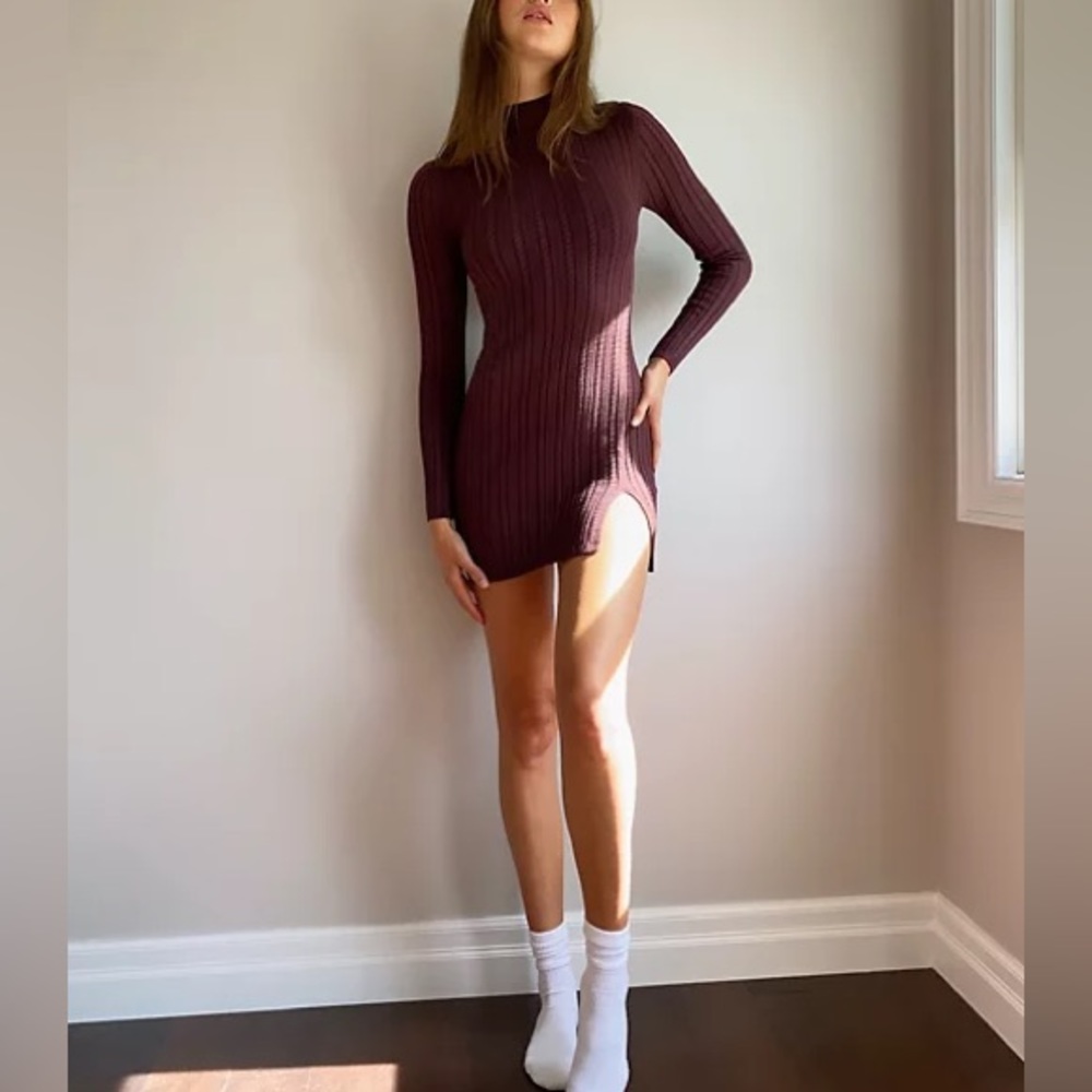 Sunday best maple sweater dress